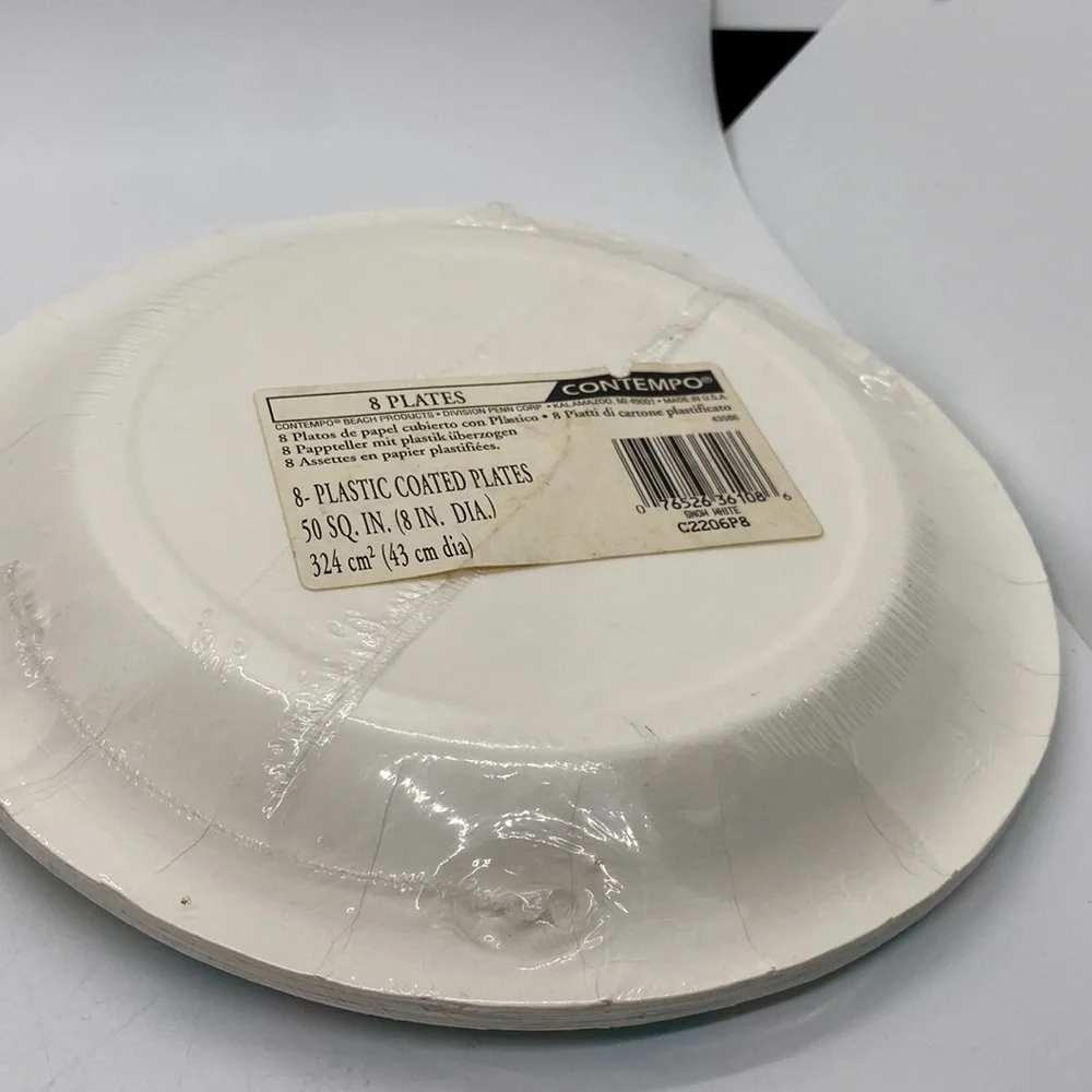 Vtg Snow White Paper Plates